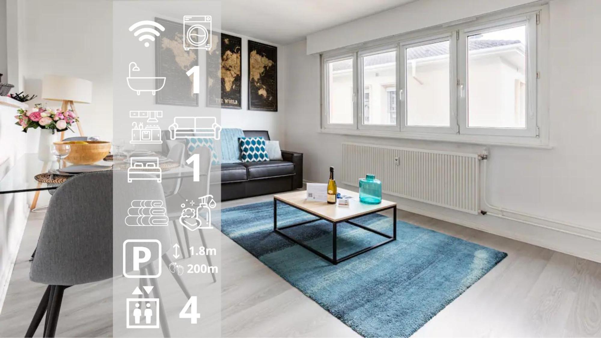L'Etoile Du Nord - 1 Parking Gratuit Apartment Colmar Exterior photo